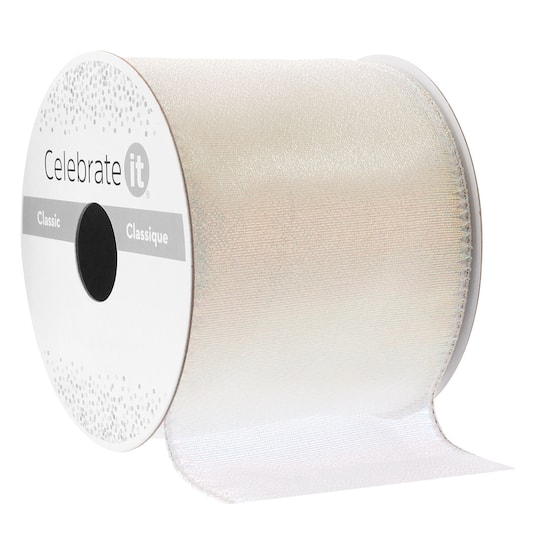 2.5" x 3yd. Crinkle Sheer Wired Ribbon by Celebrate It® Classic